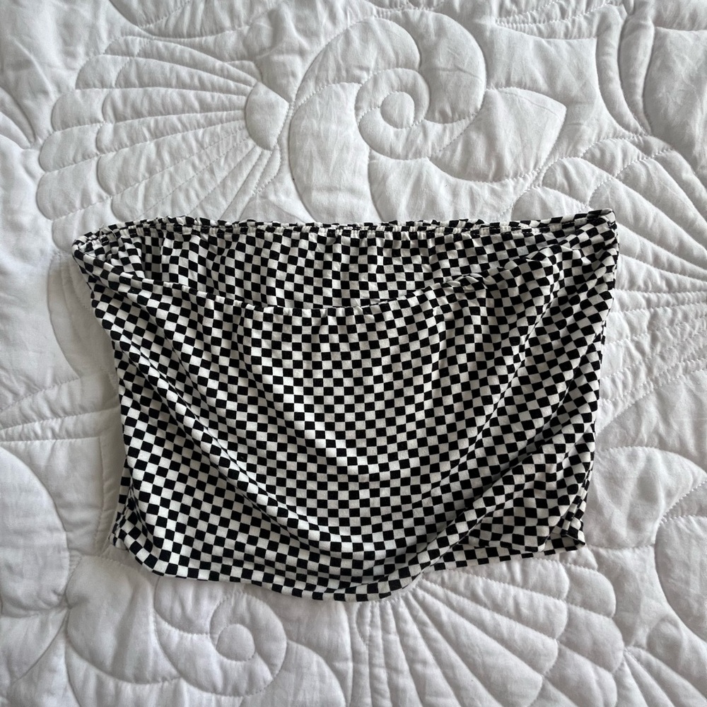 Black and White tube top